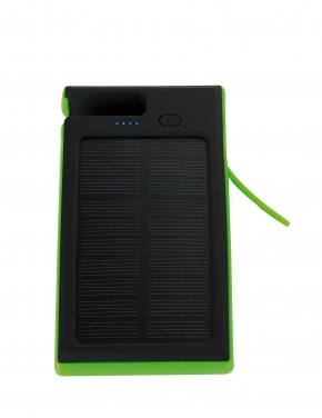 Logo trade promotional merchandise picture of: Powerbank, Helios, black-green