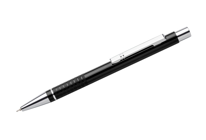 Logo trade promotional giveaway photo of: Ballpoint pen Bonito, black