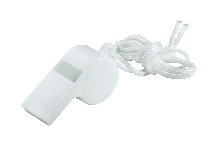 Logo trade promotional giveaways image of: Whistle WIST, white