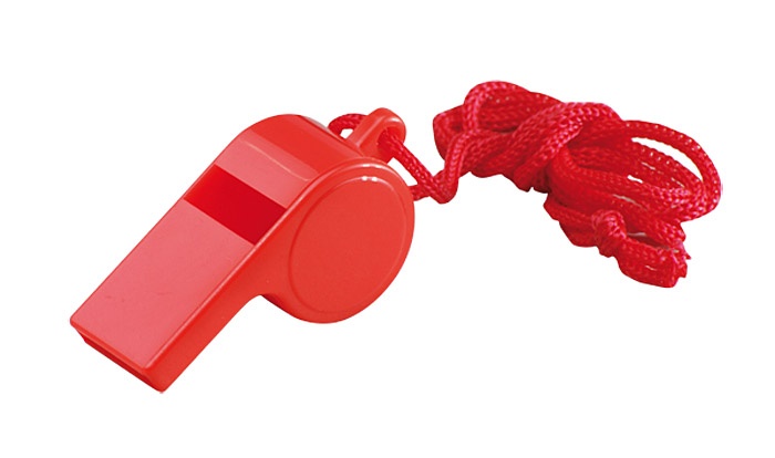 Logotrade promotional products photo of: Whistle WIST, red