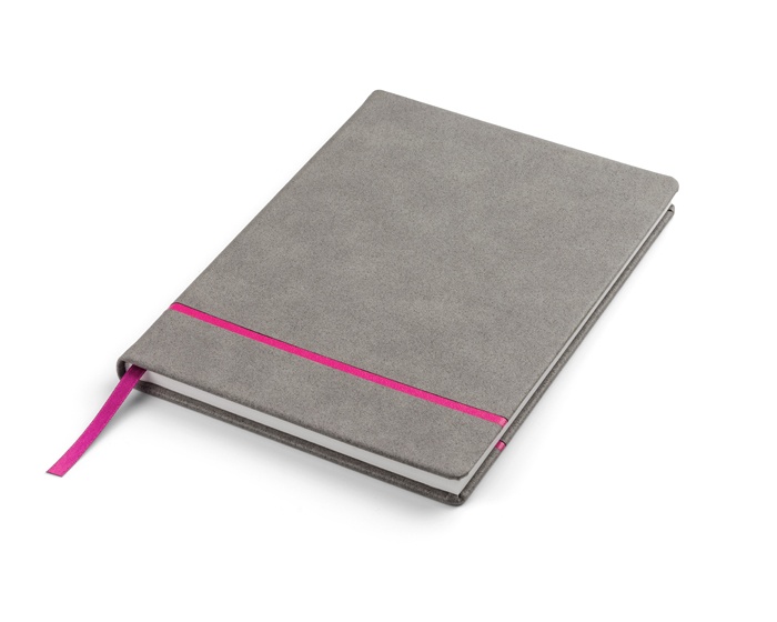 Logo trade promotional merchandise photo of: Notebook NUBOOK A5, pink