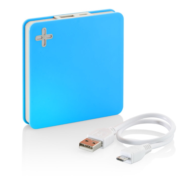 Logotrade promotional gift image of: Power bank MAIS 5200 mAh, Light Blue