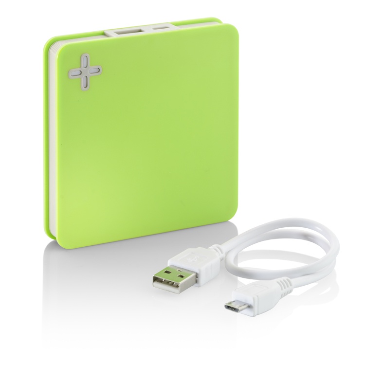 Logotrade promotional gift image of: Power bank MAIS 5200 mAh, Light Green