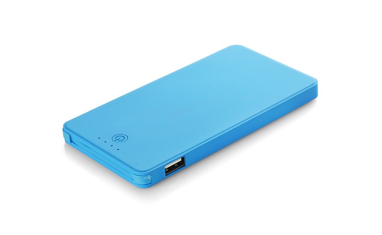 Logotrade promotional merchandise photo of: Power bank VIVID 4000 mAh, Blue