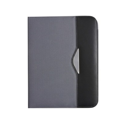 Logo trade promotional item photo of: Conference folder with notebook, grey