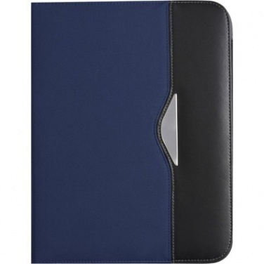 Logotrade promotional item picture of: Conference folder with notebook, Blue