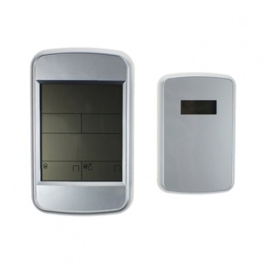 Logo trade promotional merchandise picture of: Weather station with outside sensor