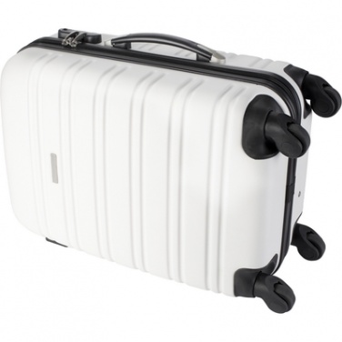 Logo trade promotional giveaways picture of: Trolley bag, white