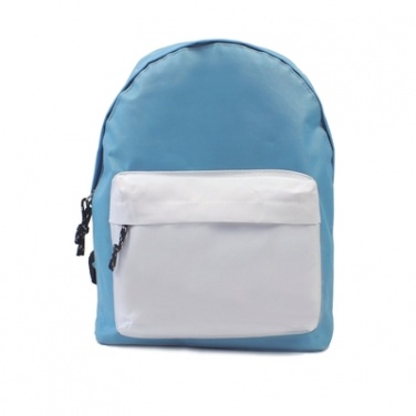 Logotrade promotional gifts photo of: Backpack, Light Blue/White