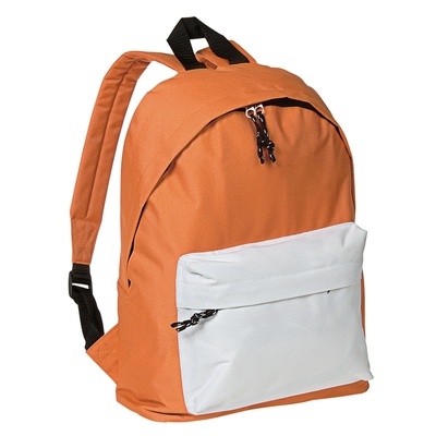 Logotrade promotional giveaway picture of: Backpack, Orange/White