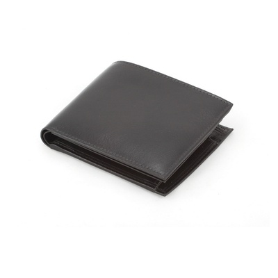 Logo trade promotional gifts picture of: Mauro Conti leather wallet, black