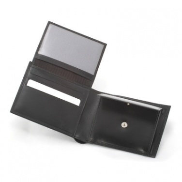 Logotrade promotional merchandise image of: Mauro Conti leather wallet, black