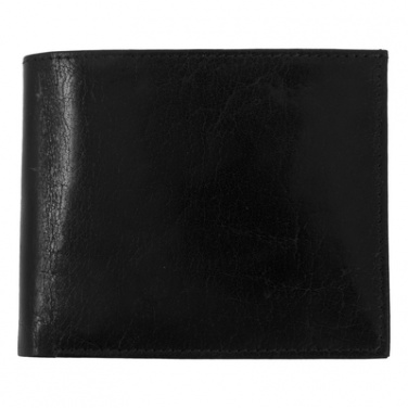 Logo trade corporate gifts picture of: Mauro Conti leather wallet, black