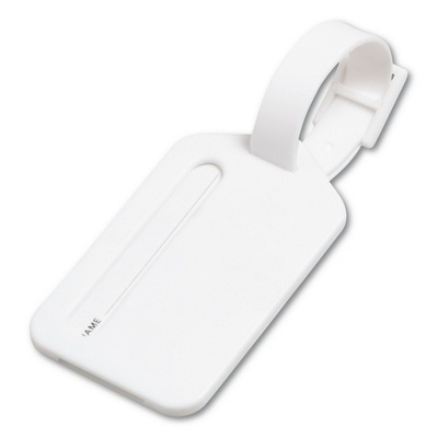 Logotrade promotional giveaways photo of: Luggage tag, White