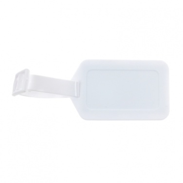 Logo trade promotional products picture of: Luggage tag, White