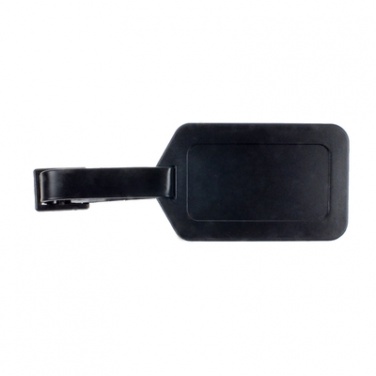 Logo trade promotional item photo of: Luggage tag, Black