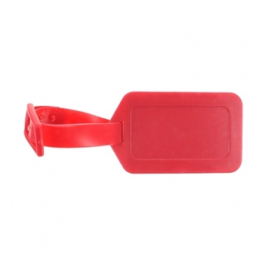 Logotrade promotional merchandise image of: Luggage tag, Red