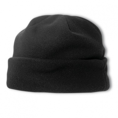 Logo trade promotional products image of: Fleece hat, black