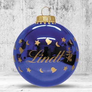 Logotrade promotional merchandise picture of: Christmas ball with 1 color logo, 8 cm