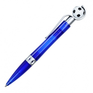 Logo trade promotional merchandise photo of: Kick ballpen, blue