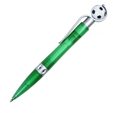 Logotrade promotional giveaway picture of: Kick ballpen, green