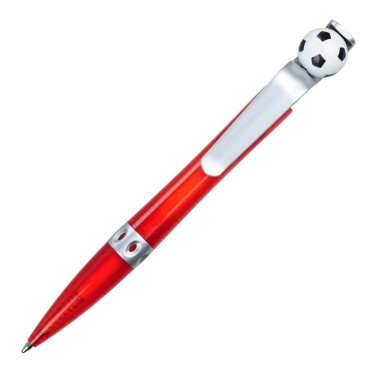 Logotrade promotional merchandise image of: Kick ballpen for Fans, red