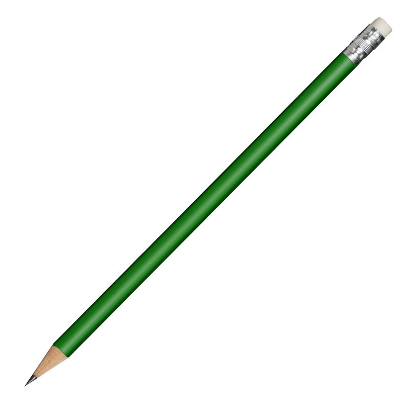 Logotrade promotional gifts photo of: Wooden pencil, green