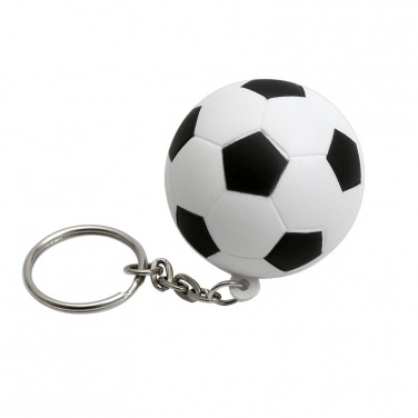 Logotrade business gift image of: Kick & Fun antistress keyring, white