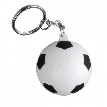 Logotrade business gift image of: Kick & Fun antistress keyring, white