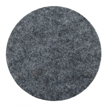 Logo trade advertising products image of: Eco-Sense felt coaster set, grey