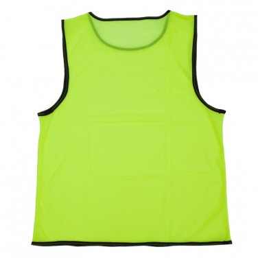 Logo trade promotional giveaways image of: Fit training bib, yellow