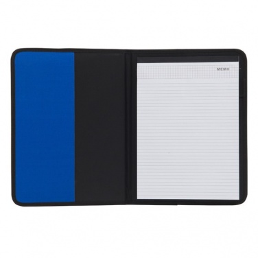 Logotrade promotional merchandise photo of: Ortona A4 folder, blue/black