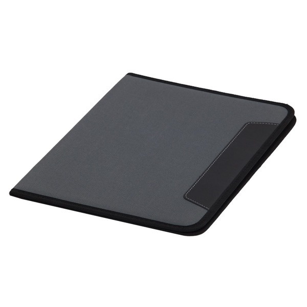 Logo trade advertising product photo of: Ortona A4 folder, grey/black