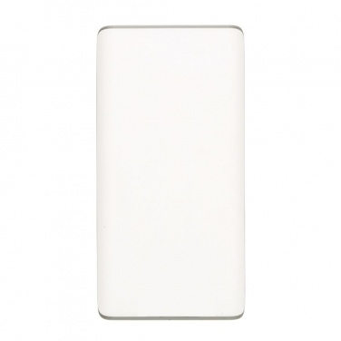 Logo trade promotional gift photo of: 20.000 mAh powerbank with display, white