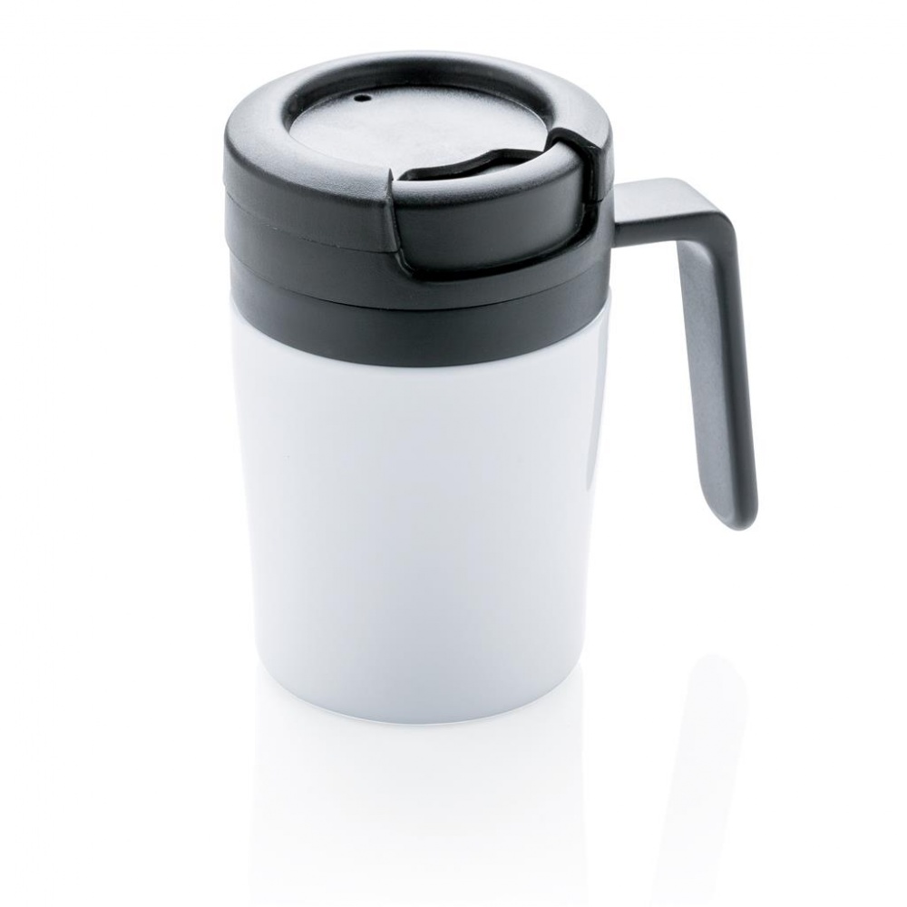 Logo trade promotional products image of: Coffee to go mug, white