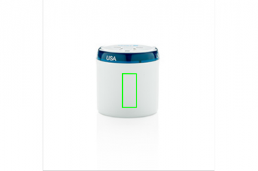 Logo trade promotional gifts image of: Travel Blue world travel adapter, white