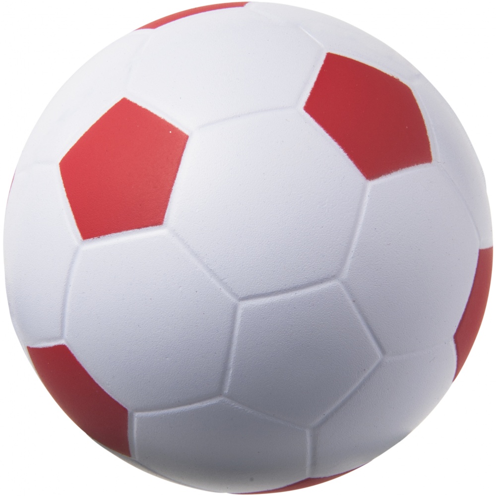 Logo trade promotional gifts picture of: Football stress reliever, red