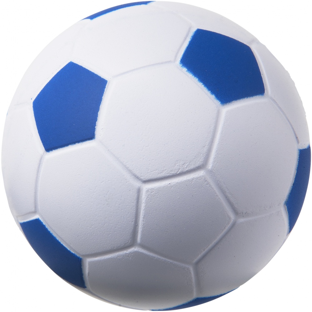 Logotrade promotional products photo of: Football stress reliever, royal blue