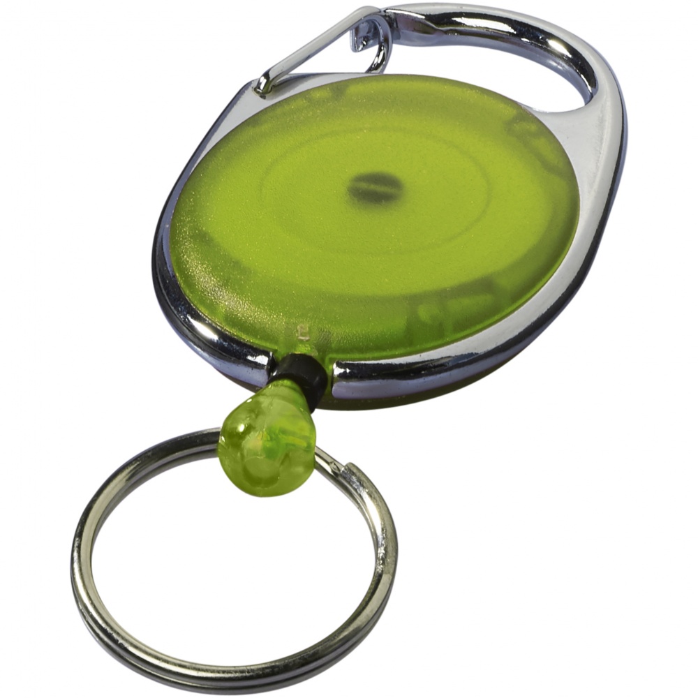 Logotrade promotional merchandise picture of: Gerlos roller clip key chain, lime