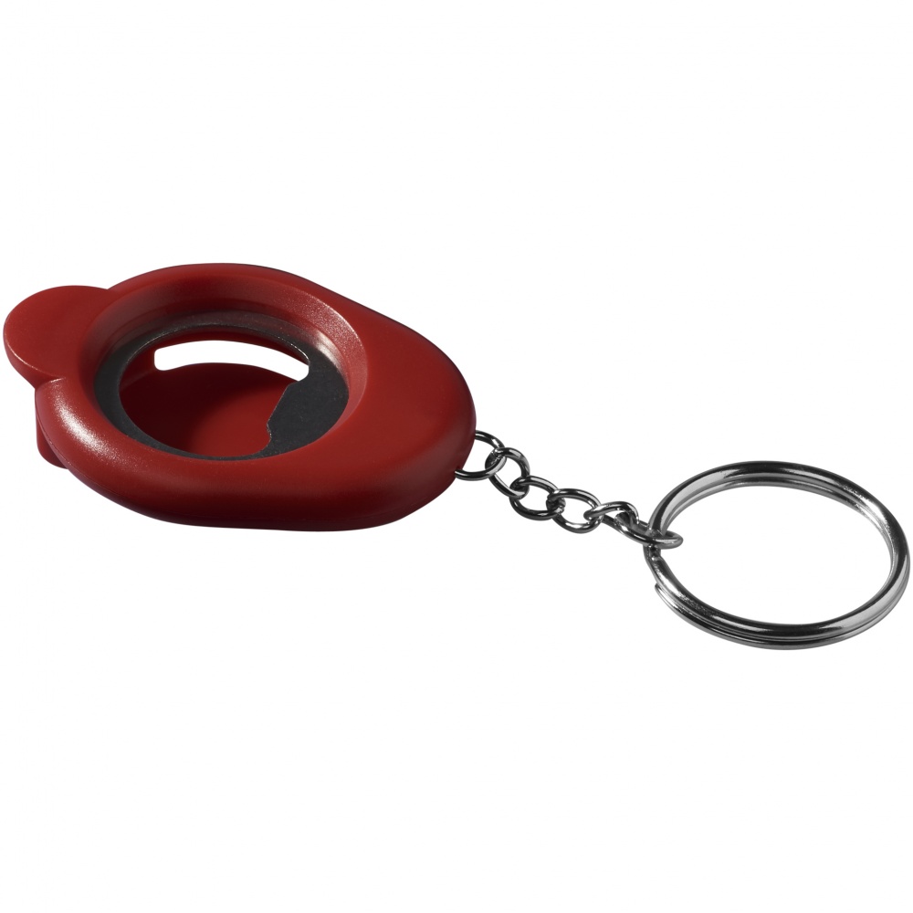 Logo trade promotional gifts image of: Hang on bottle open - red, Red