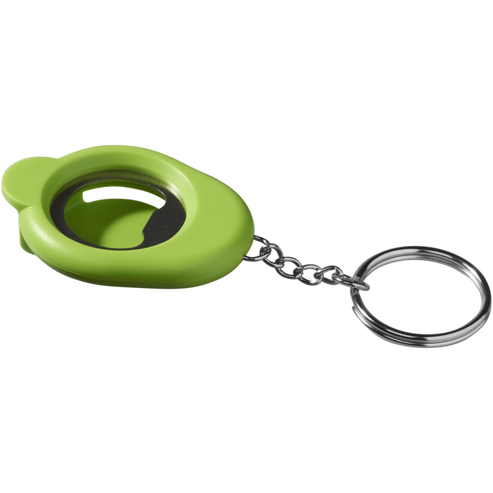 Logo trade promotional merchandise photo of: Hang on bottle open - light green, Green