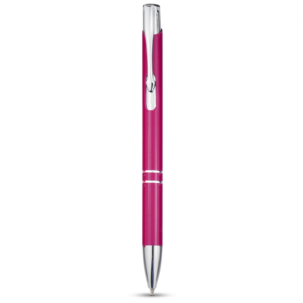 Logo trade promotional products picture of: Moneta Ballpoint Pen, Magenta