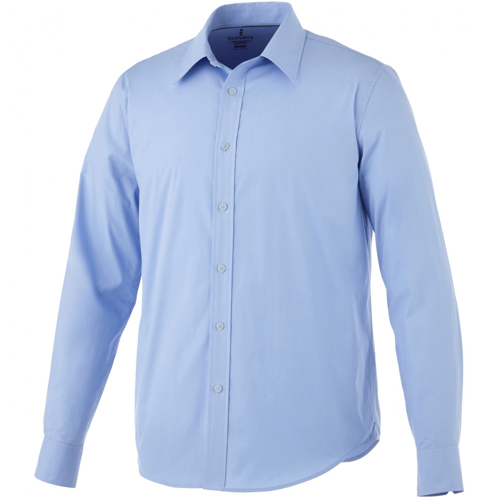 Logo trade promotional products picture of: Hamell long sleeve shirt, blue