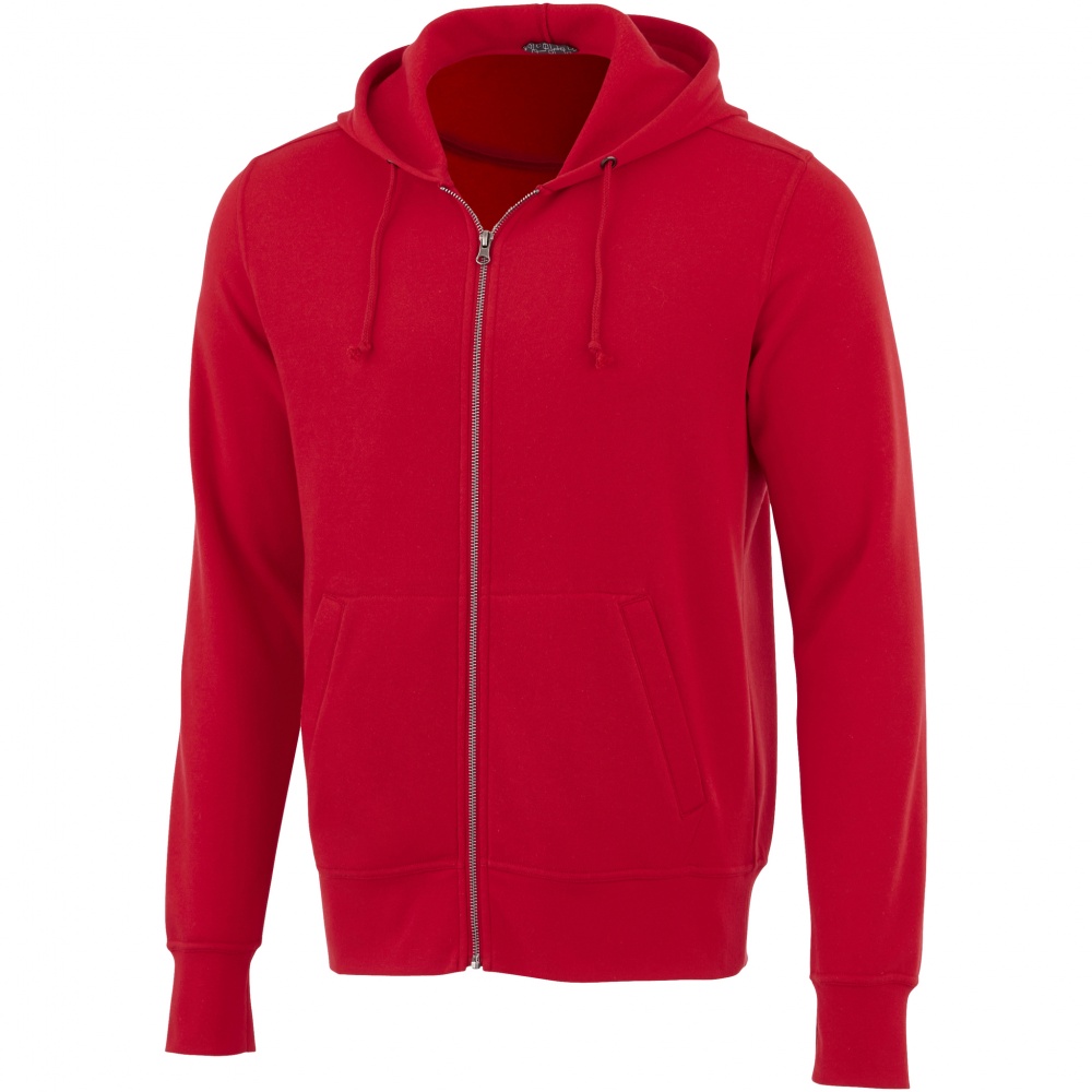 Logo trade business gift photo of: Cypress full zip hoodie, red