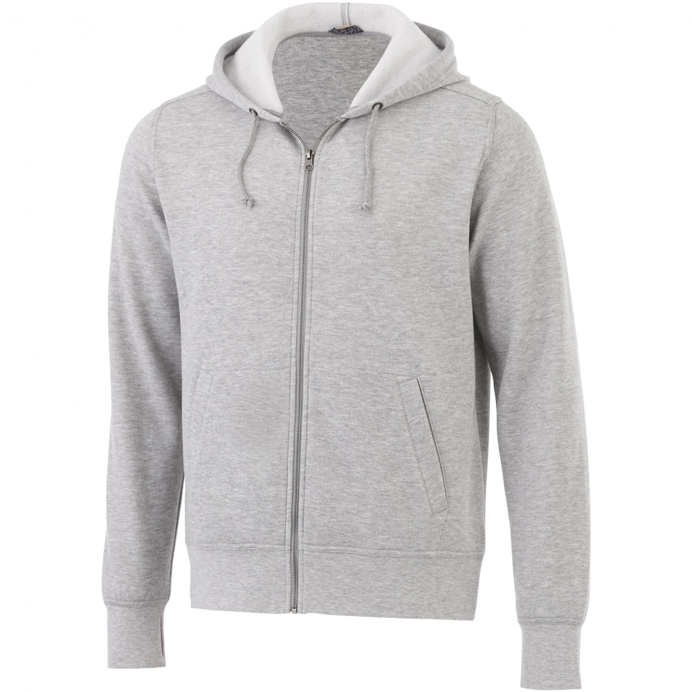 Logotrade promotional product picture of: Cypress full zip hoodie, grey