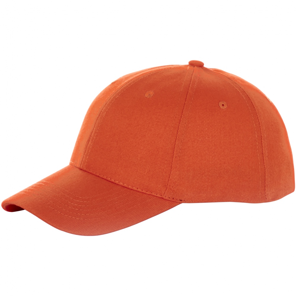 Logo trade promotional giveaways picture of: Bryson 6 panel cap, orange