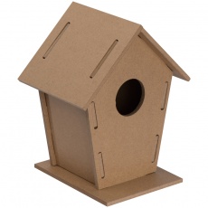 Bird house, beige