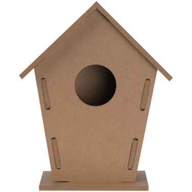 Logo trade advertising products image of: Bird house, beige