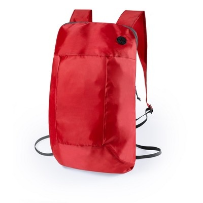 Logo trade business gifts image of: Backpack, Red