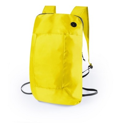 Logo trade promotional item photo of: Foldable backpack, Yellow